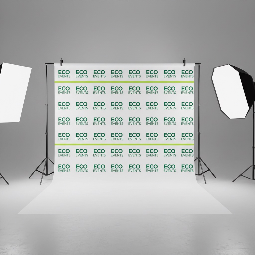 Event backdrop for corporate conference