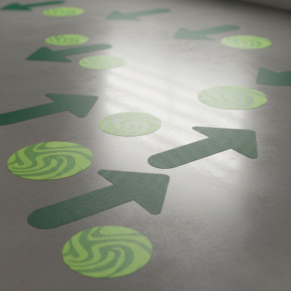 Floor graphics for retail promotion